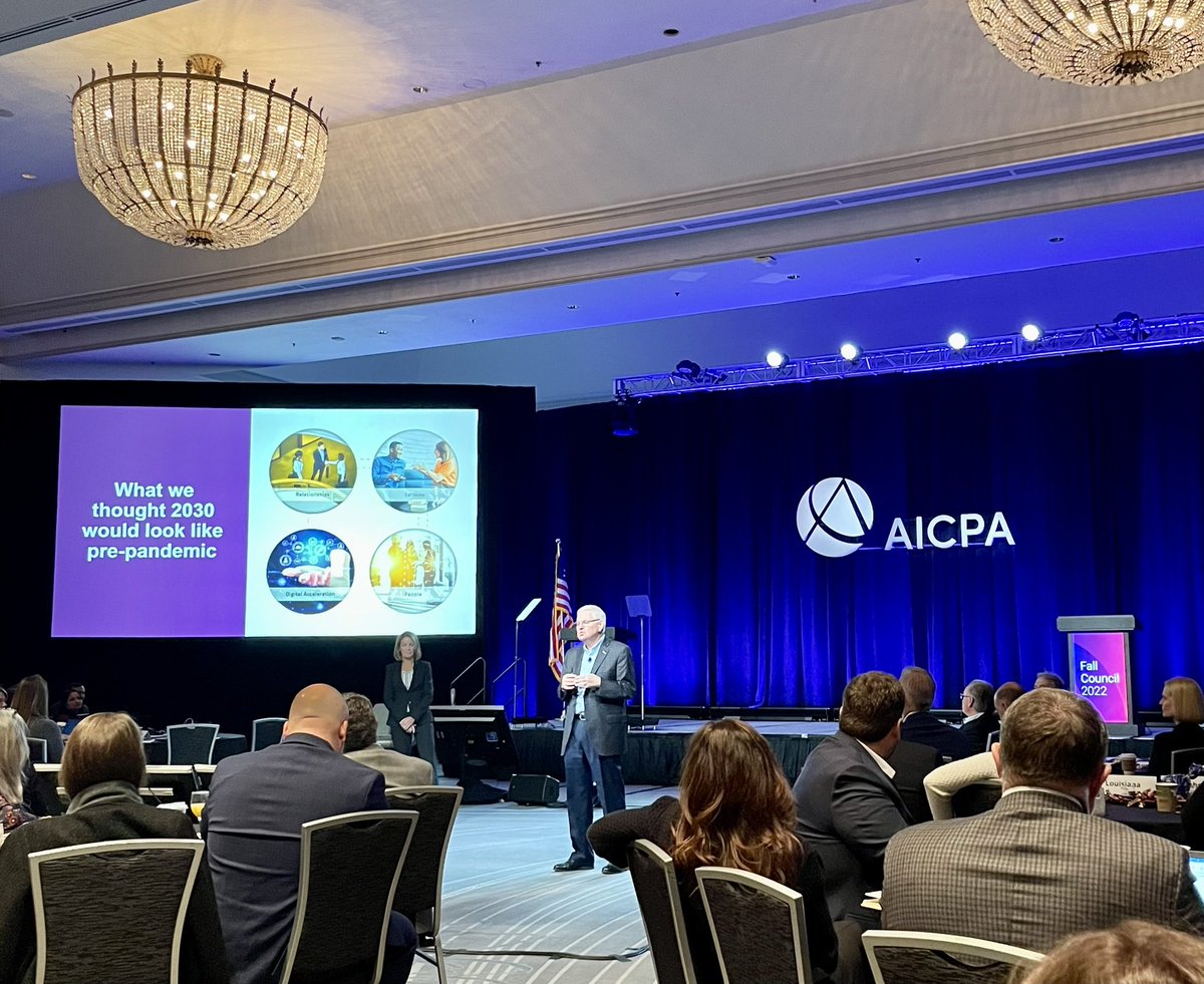 AmyVetterCPA's tweet photo. Very excited to start my term representing Ohio at the @aicpa Council - @barrymelancon kicking off the fall meeting @OSCPA #ohiocpa https://t.co/QEV7WXFN1N