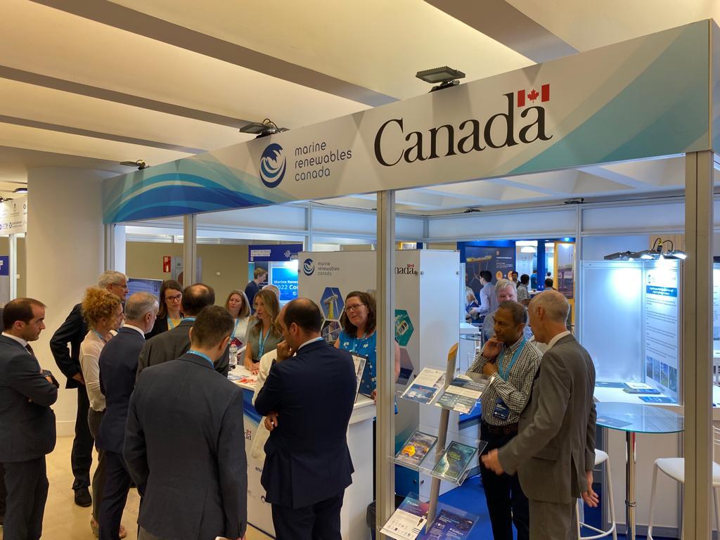 CanEmbSpain's tweet photo. Today at #ICOEOEE2022 @Canadian_MRE received the President of the Basque Government @iurkullu to meet Canadian 🇨🇦 delegates and to discover opportunities in this dynamic sector https://t.co/Yqda14TMWs