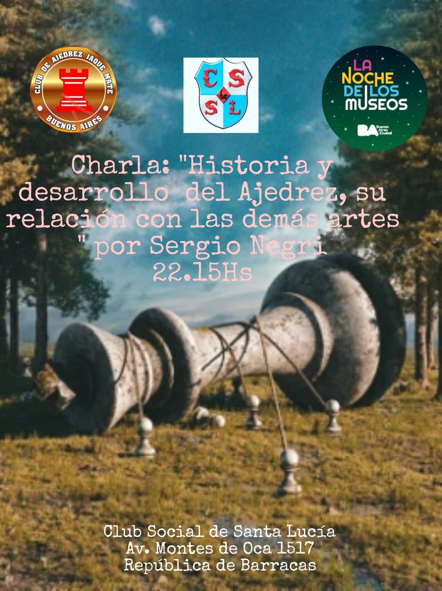 norbisss's tweet photo. Este sábado en el club social de Santa Lucía #lanochedelosmuseos muchas actividades! https://t.co/Rh9zeLpS9L