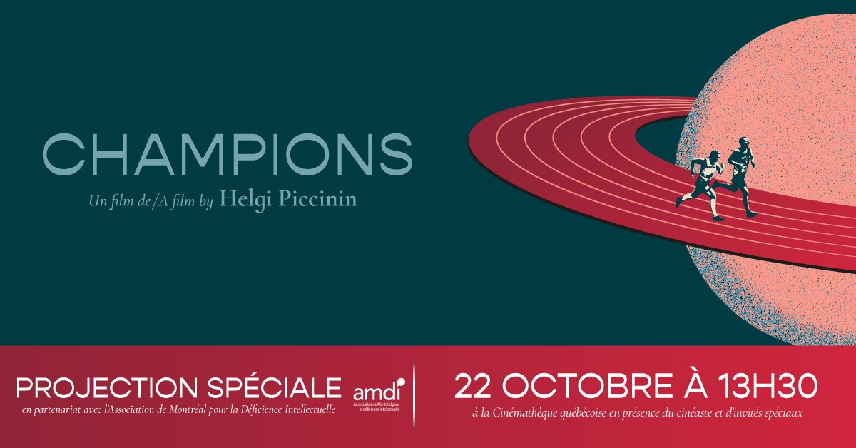 gochampionsgo's tweet image. 🎬 Projection décontractée et gratuite de Champions ce samedi à 13h30 à la @cinemathequeqc en présence de l&apos;équipe du film. 
🎟 Réserve ton billet ici : bit.ly/3s86wbr