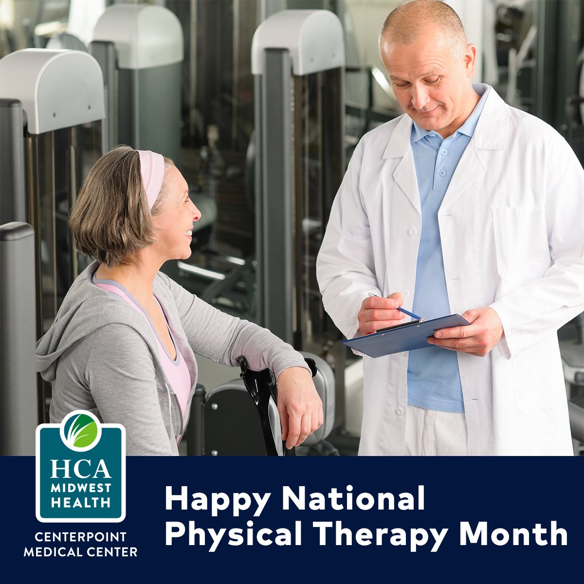 October is #NationalPhysicalTherapyMonth! Join us in celebrating all of our outstanding physical therapists. We appreciate their compassionate, patient-centered care as they help patients towards a healthier and stronger life!