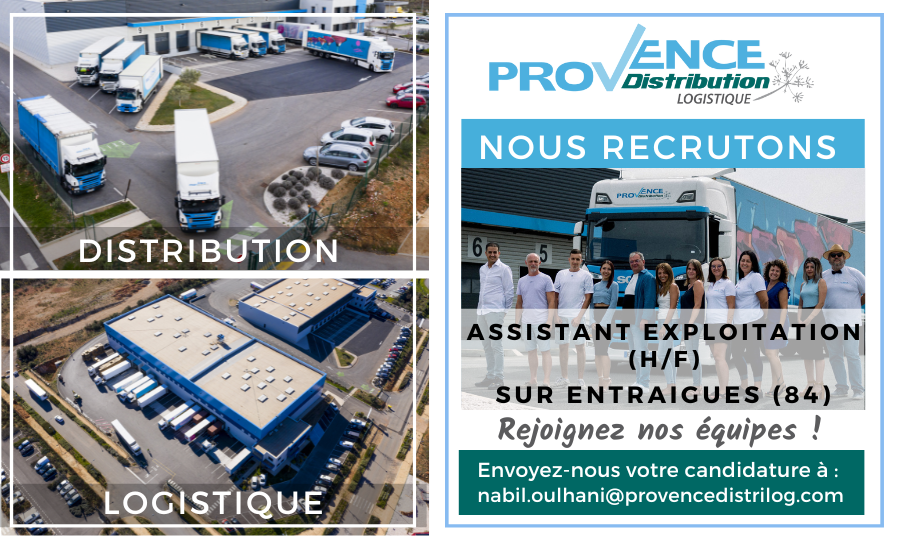 Prov_Distri83's tweet photo. Nous recherchons un #𝗔𝘀𝘀𝗶𝘀𝘁𝗮𝗻𝘁𝗘𝘅𝗽𝗹𝗼𝗶𝘁𝗮𝘁𝗶𝗼𝗻 (𝗛/𝗙) #𝗧𝗿𝗮𝗻𝘀𝗽𝗼𝗿𝘁 sur notre site d'Entraigues (84).
https://t.co/um6CRp7css
Rejoignez-nous :
Envoyez-nous votre candidature par mail à nabil.oulhani@provencedistrilog.com

#recrutement #emploi #offredemploi https://t.co/2l8LtgQVFq