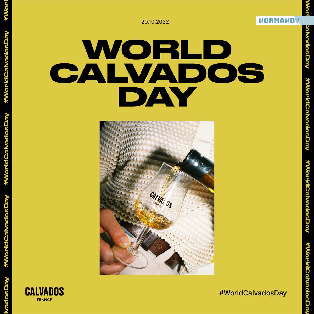 Today is the day! Calvados distilleries, alongside the Normandy's ambassadors clubs, are mobilising to celebrate #WorldCalvadosDay all over the world.