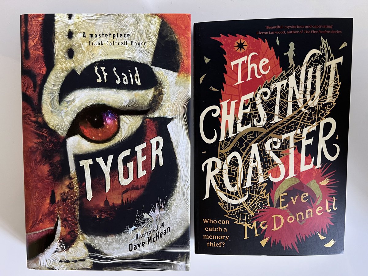 I’m especially pleased with my past self whenever pre-orders arrive. Just look at these absolutely stunning (matching) and no doubt brilliant books!
#amreading #ukmg #Tyger #TheChestnutRoaster