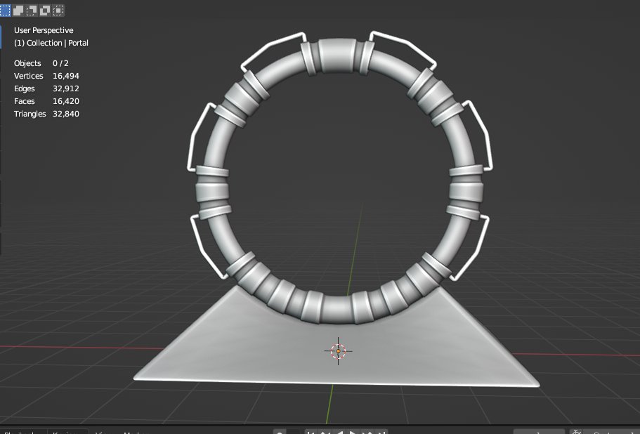 BonnieSimeone's tweet photo. Happy Wednesday!
Here's an asset I have been working on for an upcoming animation experiment.  #Blender3d #Eevee #scifi #alienworlds #Portal #Teleporter #alientech https://t.co/QaTKuy40mE