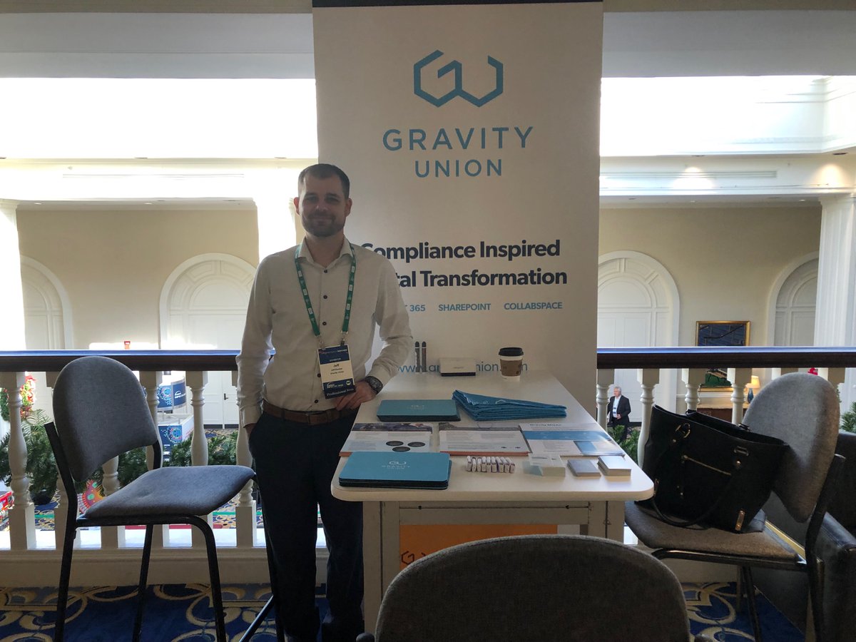 GravityUnionECM's tweet photo. #InfoCon2022 - Thanks everyone and @ARMA_INT for a great conference! Also, thanks to those of you for attending our talk and stopping by our booth. It was wonderful catching up. See you next year! https://t.co/4ehD3dvYZB
