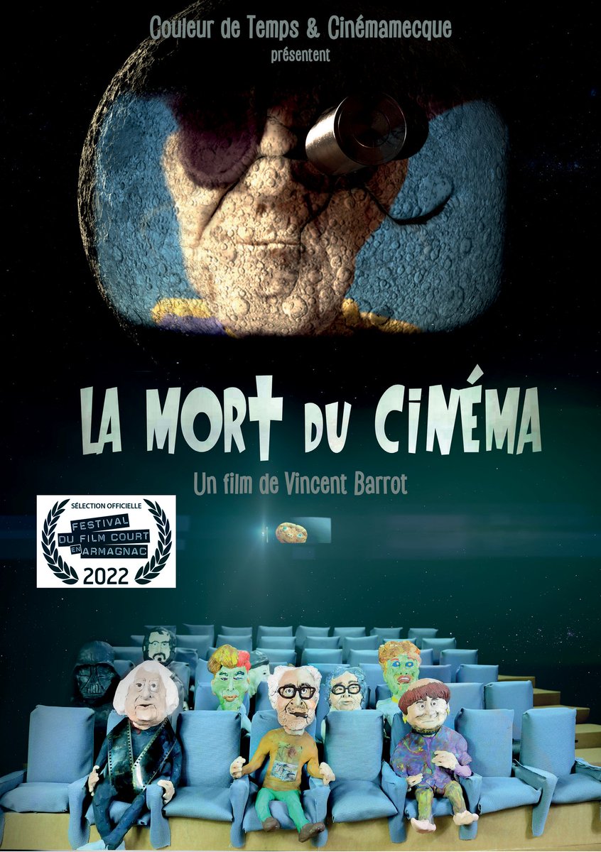 cinemamecque's tweet photo. Vis ta vie petit film sur grand écran ! #Cinémamecque #lamortducinema #stopmotion #animatedmotion #couleurdetemps #godard #varda @RosalieVarda  @philippe_rouyer @GrandAction @ParisCinemaClub https://t.co/MaLibfU3Ob