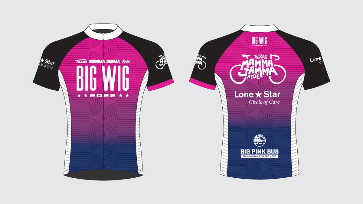 It’s not too late to earn a Big Wig jersey! Fundraising continues for this year’s ride through 11/30. October is Breast Cancer Awareness Month and another great opportunity to talk about the life-saving mission of the Big Pink Bus.
bit.ly/39xmyFT