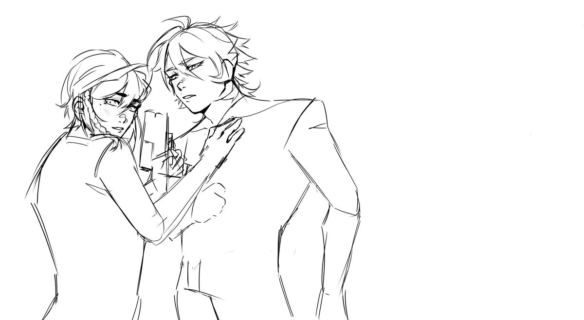 Pomiiuu's tweet photo. Oc wip!! @homoskullz ‘s oc included 

#ocart #oc #originalcharacter #originalcharacterart #wipart #WorkinProgress #artmoots #mutuals https://t.co/PpwzR36OuG