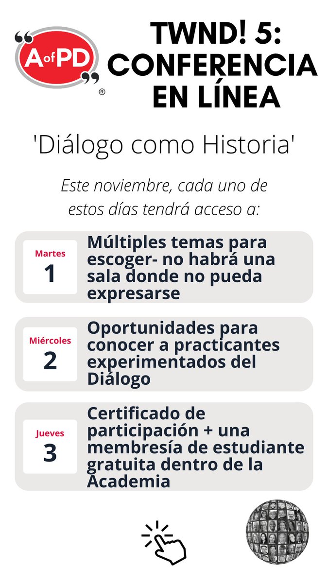 NatSoSaeb's tweet photo. Quiero invitar a mis redes a esta conferencia en línea para explorar cómo el diálogo, algo más allá de una simple conversación, puede ayudarnos a explorar nuestras historias y las de los demás. 
Para registrarse: https://t.co/ZO6vJ0CeiO https://t.co/7jbL0VVXTa
