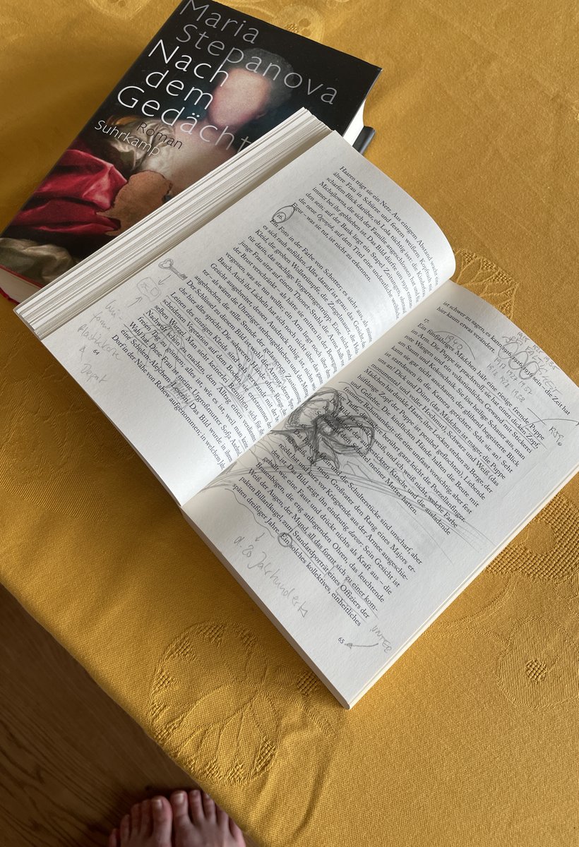 kunsttalk1's tweet photo. #MariaStepanova
#NachDemGedächtnis
#Metaroman
die hiermit verbundene Steigerung der #Komplexität dient vor allem der #Textstruktur, die die #Komplexität ihres #Gegenstands mimetisch auszufalten versucht https://t.co/3prTSqKBBq