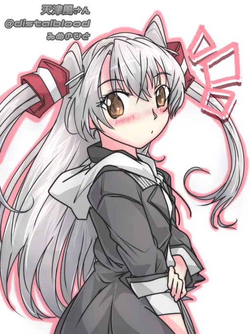 天津風さん#艦これ版深夜の真剣お絵描き60分一本勝負#艦これ版真剣お絵描き60分一本勝負_20221019 