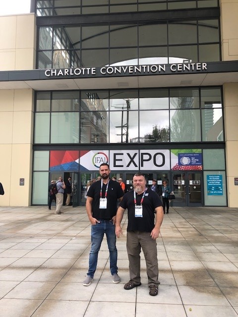 incord's tweet photo. We had fun @IFAIExpo! ๐ถ Thanks for having us.
#IFAIExpo #IFAIExpo2022 #textiles #network #safety #netting #incordontheroad #custom #solutions https://t.co/c019UfJW8x