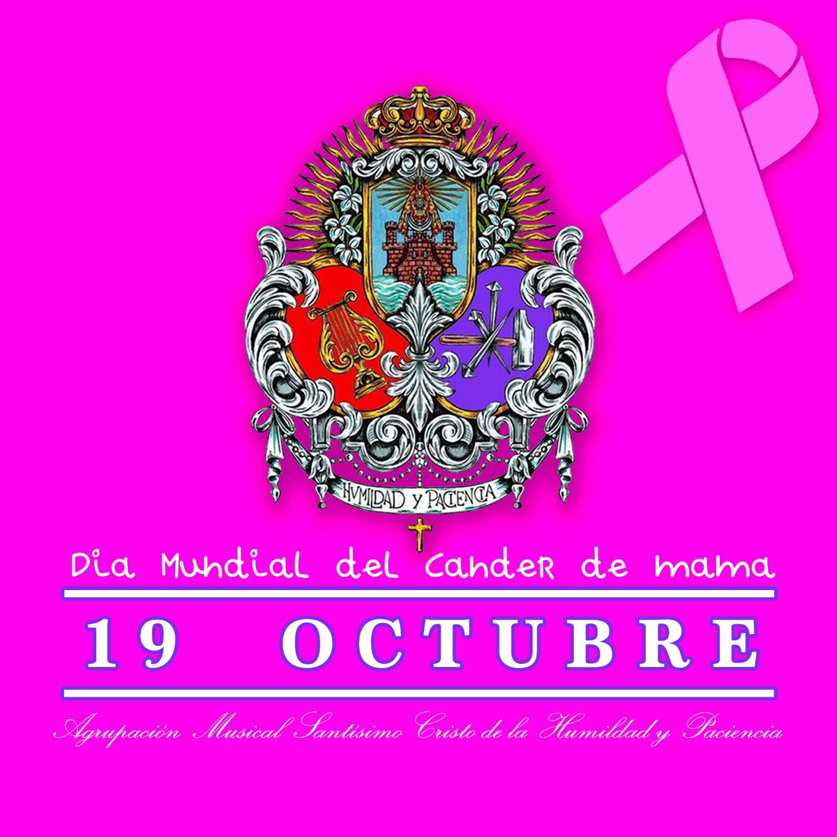 AMHumildadPacie's tweet photo. Nos solidarizamos con esas campeonas que han, están luchando contra esta dura enfermedad. 

#xaniversariohumildad #amhumildadypaciencia #sefuerte #musicosdelpuerto #musicoshumildes https://t.co/Tc7qR6JnHo
