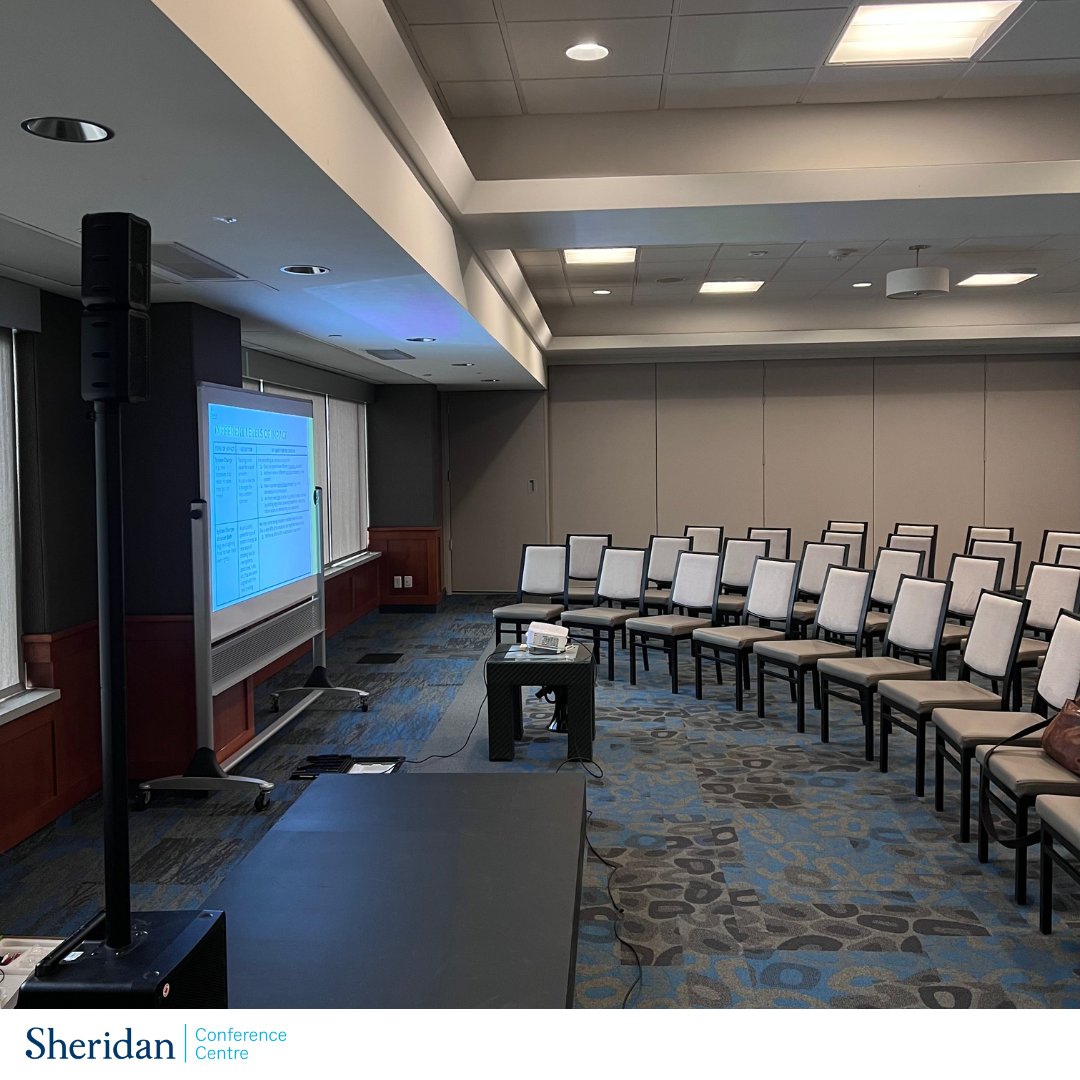 Event management, A/V requirements, Technical support, and Catering are all in-house; 
let's talk 📧 conferences@sheridancollege.ca 

#conferences #meetings #eventindustry #oakville #sheridancollege #events #catering