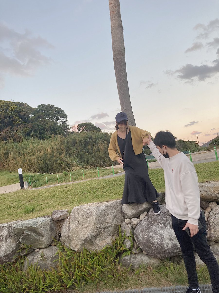幼馴染の2人と🚗 🌊🏝