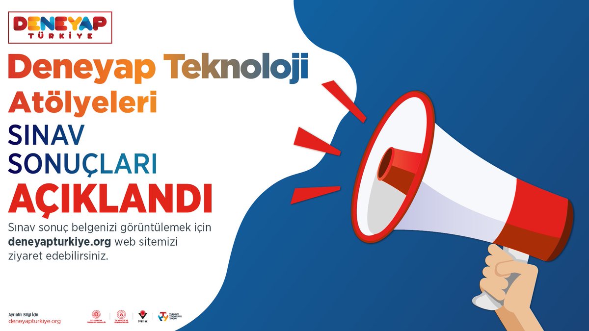 GSBGumushaneGM's tweet photo. #DENEYAP Teknoloji Atölyelerinde, 11 farklı başlıkta 36 aylık ücretsiz eğitim serüveni Geleceğin Teknoloji Yıldızları için başlayacak 💫

📍 81 İl
🏫 100 Deneyap
👧🏻 20.000+ Öğrenci

Sınava katılan tüm öğrencilerimize teşekkür ederiz 👏

Sonuçlar için 👉 https://t.co/pCBwxsE6pJ https://t.co/OOVKE5yDLc
