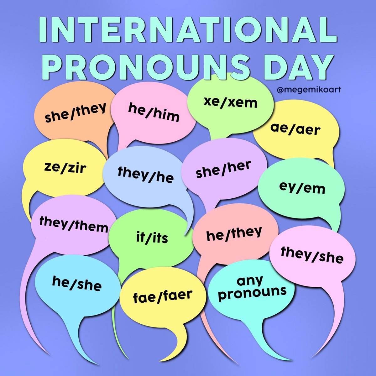 Happy #InternationalPronounsDay! 💖🌈