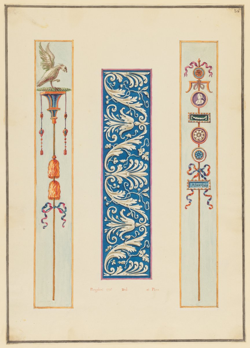 cooperhewitt's tweet photo. Rooted in the past but brimming with life! Michel Angelo Pergolesi designed architectural ornaments in 18th-c Britain using designs from classical antiquity. See his remarkable technical skills for free thru Oct. 23 during #NationalDesignWeek in "Mr Pergolesi's Curious Things"! https://t.co/M3I3Ix3pp4