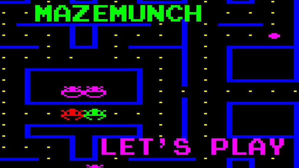 New Let's Play! It's Mazemunch for BBC Micro! youtu.be/W6Dol8JTv5o Blog entry: princewatercress.blogspot.com/2022/10/prince… #gaming #retrogaming #GamersUnite