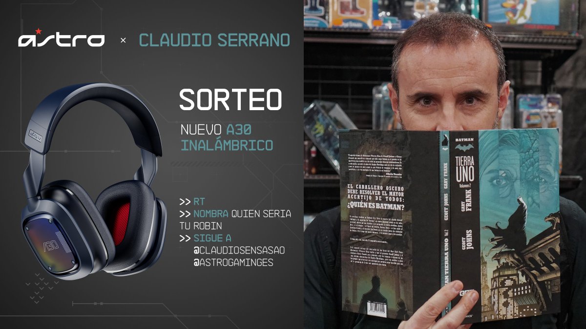 ASTROGamingES's tweet photo. 🦇 SORTEO ASTRO A30 🦇

Amantes de la oscuridad, nos unimos al gran @ClaudioSensasao para traeros este bat-sorteo!

Para participar:

▪️ RT a este post
▪️ Comenta quien sería tu Robin.
▪️ Sigue a @ASTROGamingES y @ClaudioSensasao  

🗓️ Válido hasta el 26/10/22 (Sólo España) https://t.co/skVTIrfyO5