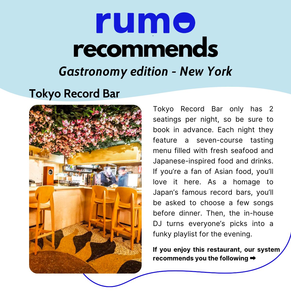 rumoiskind's tweet photo. Rumo #Recommends: Gastronomy Edition 🍽

There’s plethora of clichés about American gastronomy, but what matters isn’t NY specialties, but rather the diversity of it! The city being one of the greatest melting pot in the world, many culture are represented, and so are their food! https://t.co/qtT0lxFHUG