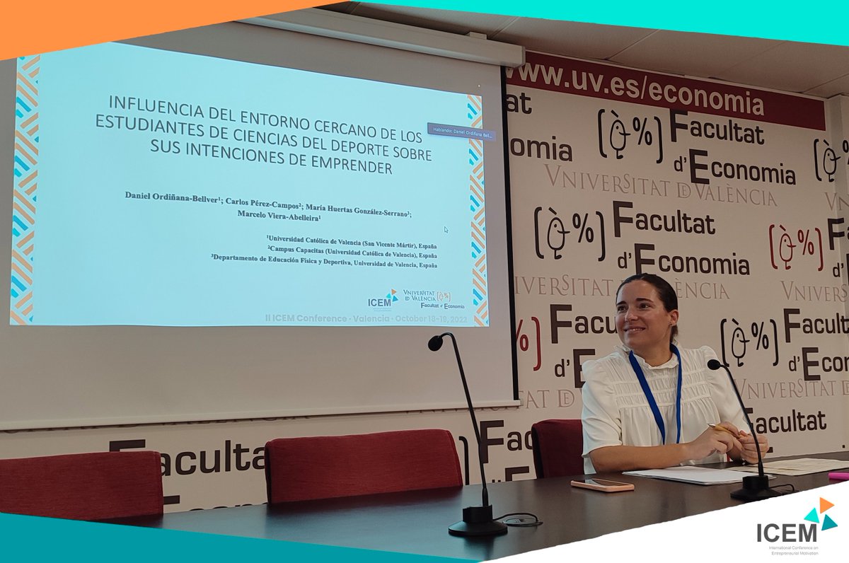 IcemConference's tweet photo. First round of ICEM22 Thursday presentations 😎! In this case, the spotlight has been on:

👉Sustainable entrepreneurship♻️🌱.

👉Entrepreneurial Ecosystems💚🌎.

We are sure that what the speakers have shared will help us to generate more sustainable entrepreneurial actions💡👏. https://t.co/XY09bhrt9E