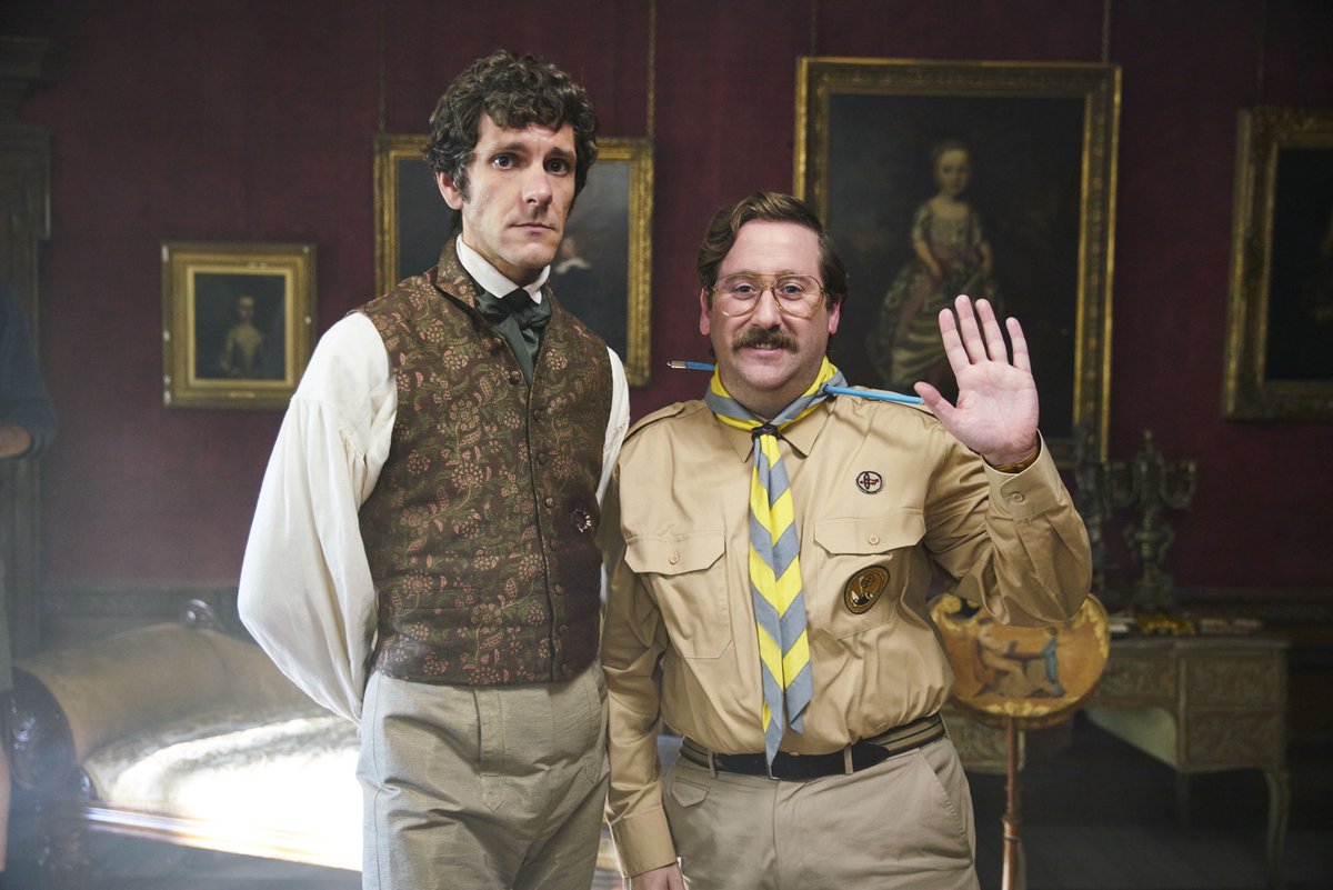 Herring1967's tweet photo. Very excited to say that @realmatbaynton and @JimHowick from off of Ghosts (and so much more) will be my guests alongside right wing comedian @joelycett on 14th November at the Leicester Sq. You might want to book now for that one - https://t.co/367U1IxRJy https://t.co/VGkQeXGMAo