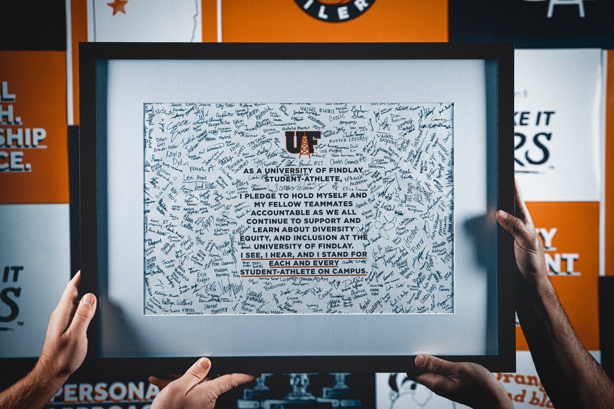 FindlayOilers's tweet photo. Today, and everyday, the University of Findlay strives to create an atmosphere that welcomes dialogue around diversity and inclusion and the benefit of inclusive environments in college sports. #NCAAInclusion https://t.co/2RSxty3vwm