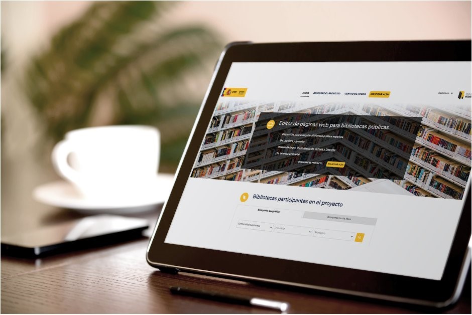 CCBiblio's tweet photo. 📢¡Las #BibliotecasPúblicas que quieran renovar su imagen en #Internet ahora lo tienen facilísimo!
💻La SG de Coordinación Bibliotecaria de @culturagob tiene a vuestra disposición un #editorweb de uso libre y gratuito para facilitar esa tarea.
🔗https://t.co/VHmbpUOxcO https://t.co/htYfufG2sr