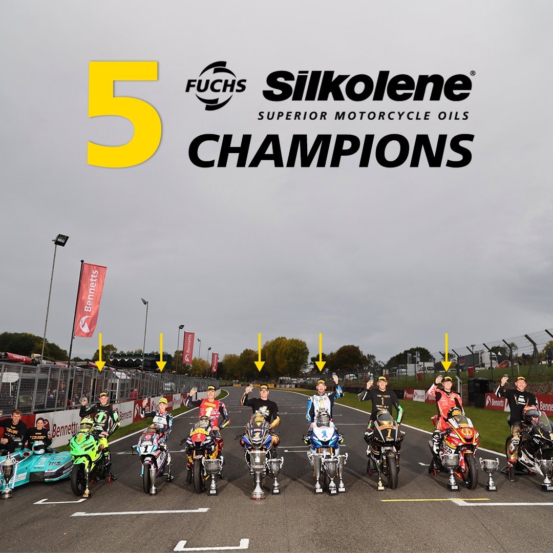 FUCHS Silkolene (@fuchs_silkolene) on Twitter photo Not bad ay? π
Congratulations to all 5 of our supported <a href="/OfficialBSB/">Bennetts British Superbike Championship</a> winners π
#Silkolene #motorcycleoils #motorycle #lubricants #WhatsInYourBike #DontBottleIt #premium #performance #BSB #superbikes #britishsuperbikes Not bad ay? π
Congratulations to all 5 of our supported <a href="/OfficialBSB/">Bennetts British Superbike Championship</a> winners π
#Silkolene #motorcycleoils #motorycle #lubricants #WhatsInYourBike #DontBottleIt #premium #performance #BSB #superbikes #britishsuperbikes