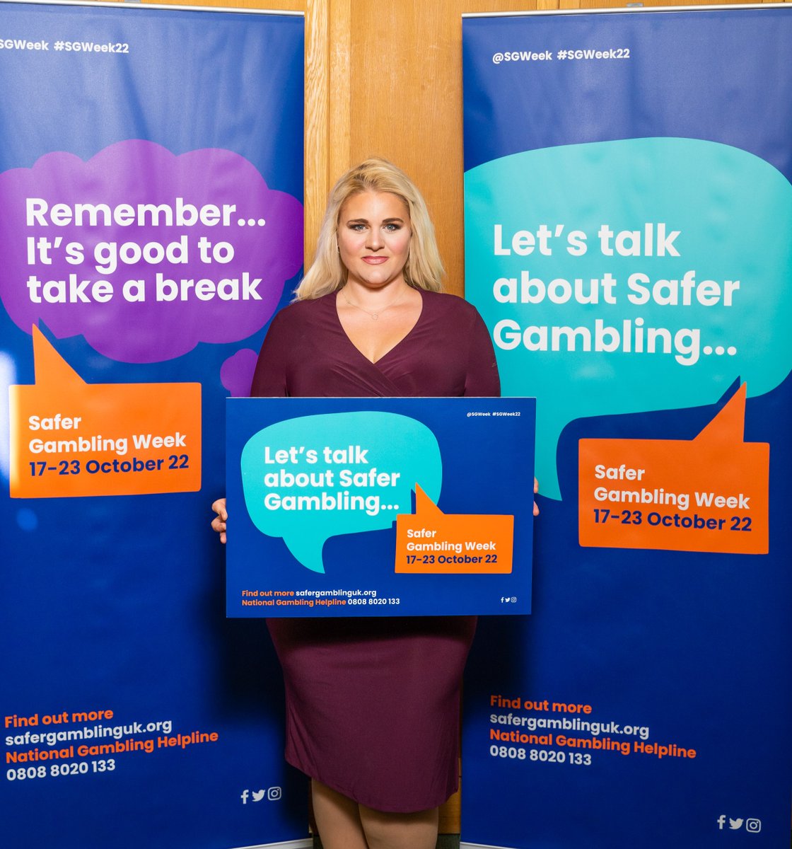 Thanks very much to Shadow Gambling Minister <a href="/alexdaviesjones/">Alex Davies-Jones MP</a> for giving her support to <a href="/SGWeek/">Safer Gambling Week</a>, the cross-industry campaign to promote Safer Gambling. 

To find out more about Safer Gambling visit safergamblinguk.org 

#SGWeek22