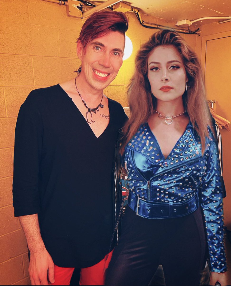 📷: tourmamager

loved seeing my partner in crime and romance before a recent show! 

photo tag: <a href="/ramsaymcsparkly/">rosh jamsay. | parody. 🌟</a>