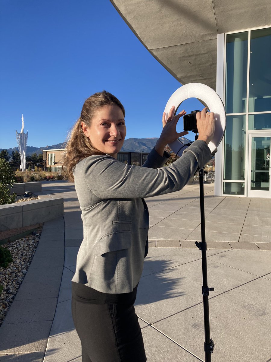 AeroPolicy's tweet photo. The Space Policy Show is on the ground here in Colorado Springs for the 3rd annual Value of Space Summit with @SpaceISAC. Keep your eyes out for a special behind-the-scenes look at #VOSS2022 coming soon! 👀 https://t.co/l4dkfFSEdE