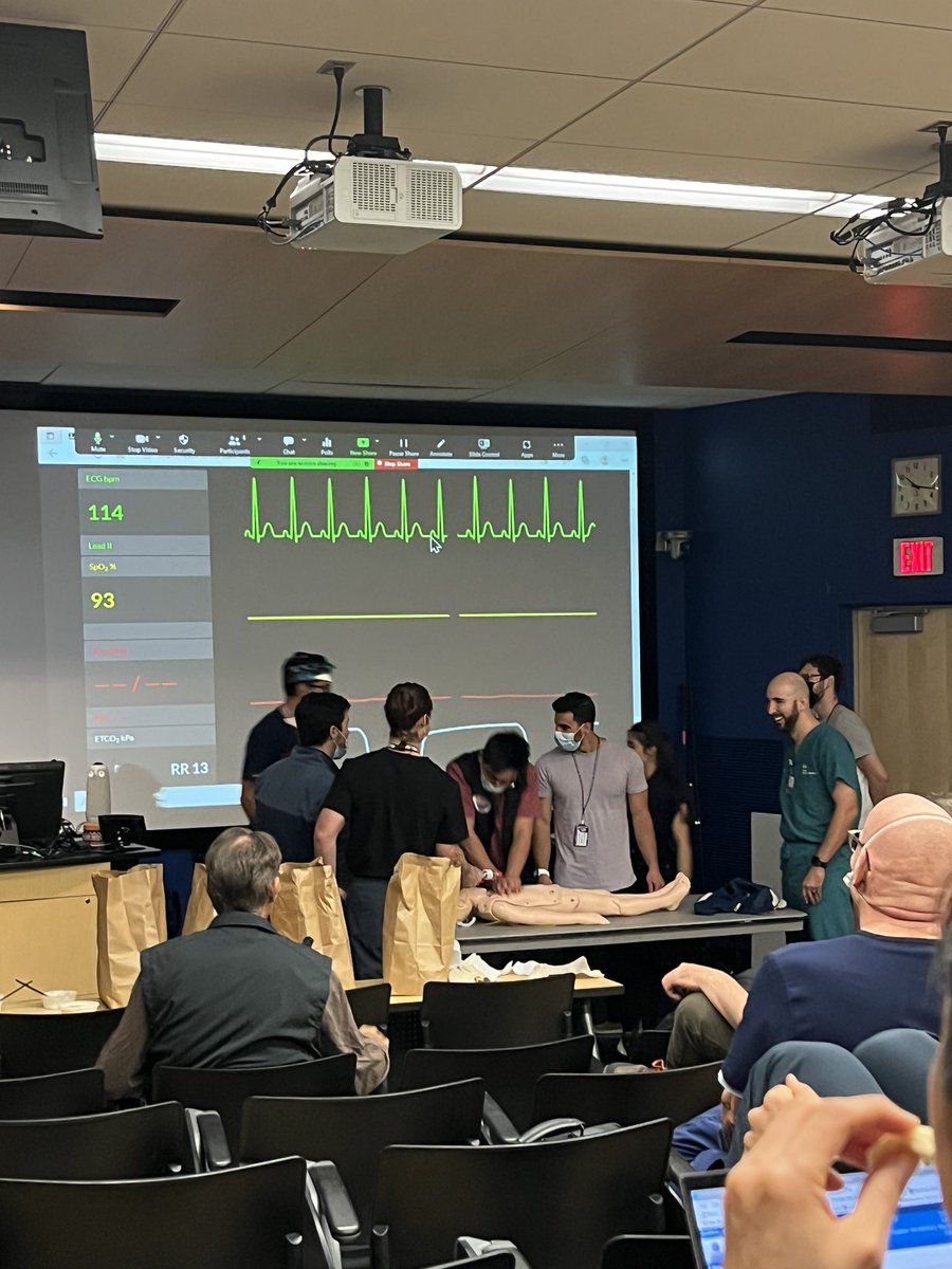 When senior grand rounds became a surprise sim…