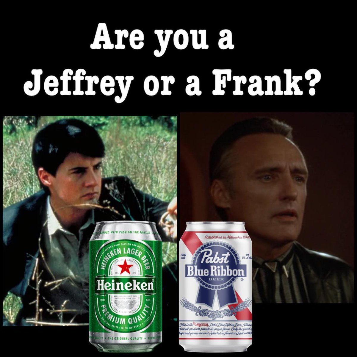 Kyle_MacLachlan's tweet photo. Trading in #WineWednesday for a nice cold #Heineken. Which would you choose? 🍻
🖼: @_peaksfreak_ https://t.co/Pc1Za4CWkH