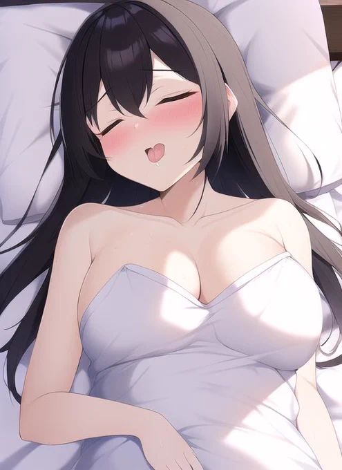 「Idol asleep in bed,nsfw,(((ahegao))),(((1 penis))),(((sexual climax))) 」

ベッドで眠っているアイドル、えち絵、アヘ顔!!!、ペニスがひとつ!!、性的絶頂!!!

なんか最後までいきました 