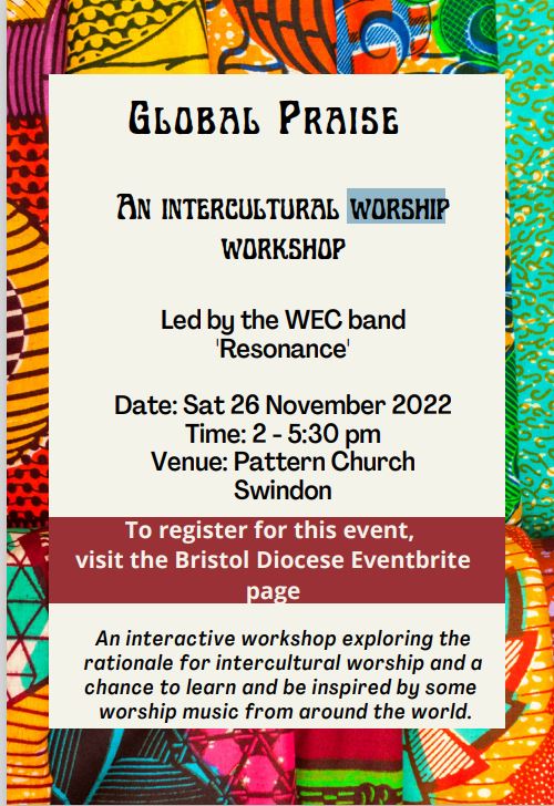 Please join us at our worship workshop taking place at Pattern Church on Saturday 26 November from 2.00pm - 5.30pm. Everyone is welcome. More information and the link to Eventbrite is available on our website now!
bristol.anglican.org/.../join-us-at…...
