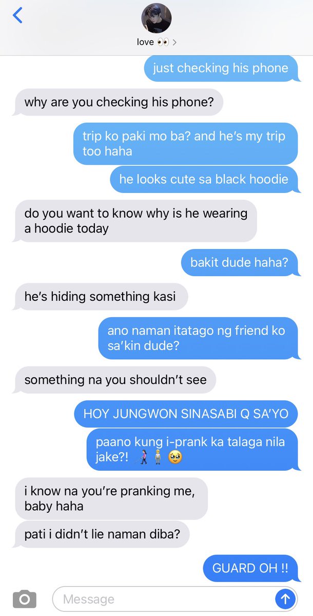 a svnwcn one tweet au (slight 🔞)

“he’s busy” prank ni adrian