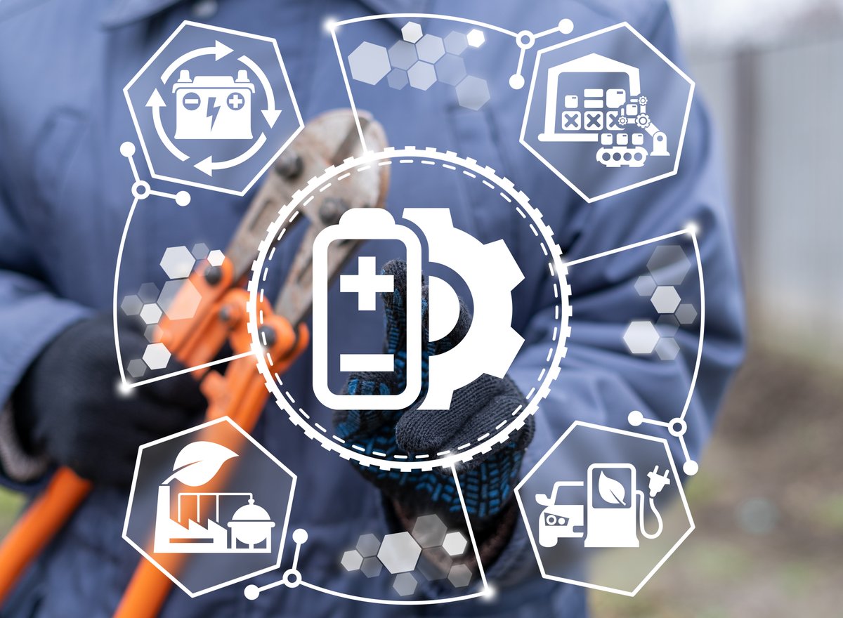 ReTeckUSA's tweet photo. A recent Chemical &amp; Engineering News article listed the benefits of lithium-ion battery recycling. Finding new ways to do things better at https://t.co/on1q2mx0iB.https://t.co/dqSapCmhHk https://t.co/cTtsQlohgg
