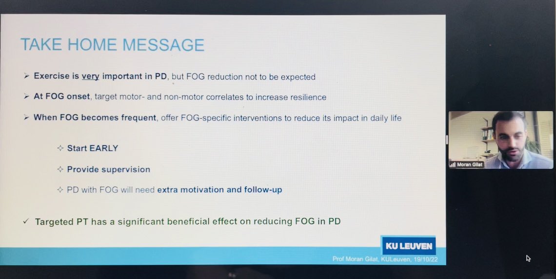 Excellent lecture and important take home messages @MoranGilat at PIGLET: AHP Parkinson's Interest Group Virtual Meeting! Thank you @Rosiemo24 @ParkinsonsEN