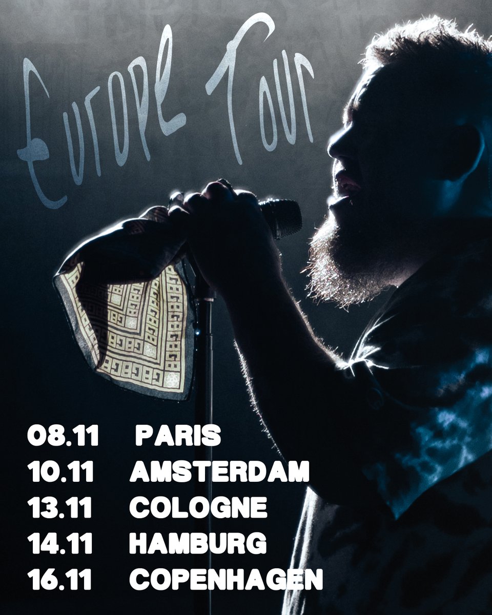 Not long until we're back on the road for the European leg of the Life By Misadventure tour 👊🏻 get ya mitts on tickets here 👉🏻 ragnboneman.com/live