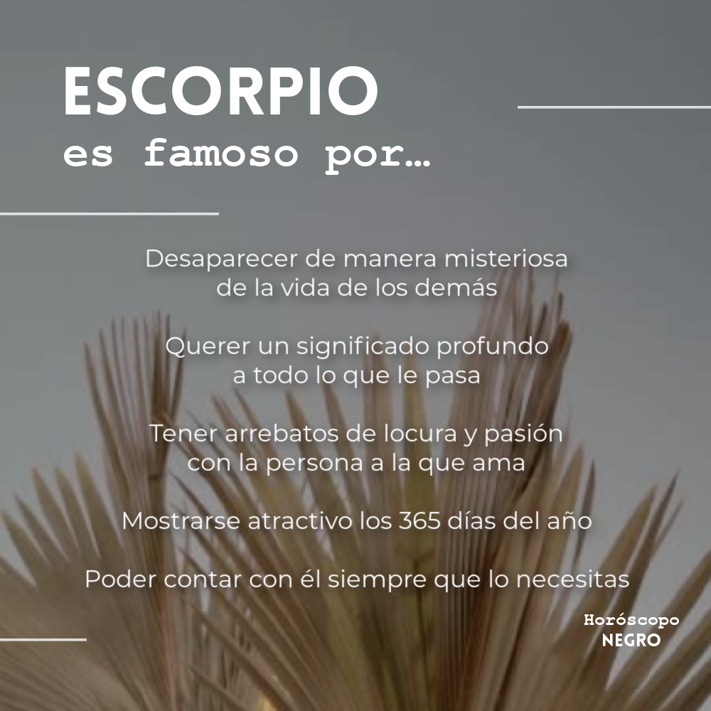 escorpio_hn's tweet photo. #Escorpio es famoso por... ✨🔮✨ #horoscoponegro https://t.co/c7uAL71Tx2