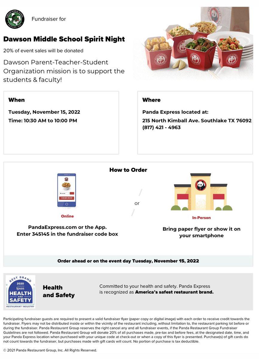 Dawson MS PTSO tweet media