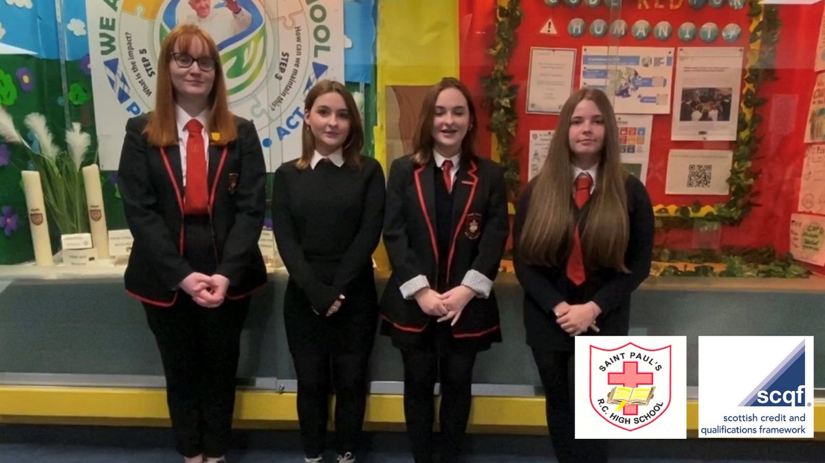 📖Read: Our Journey to becoming a Silver SCQF Ambassador School from @St_PaulsRCHS in @GlasgowCC scqf.org.uk/news-blog/post… #SCQFSchools #WiderAchievement #ProgressionPathways #DYW #SeniorPhase