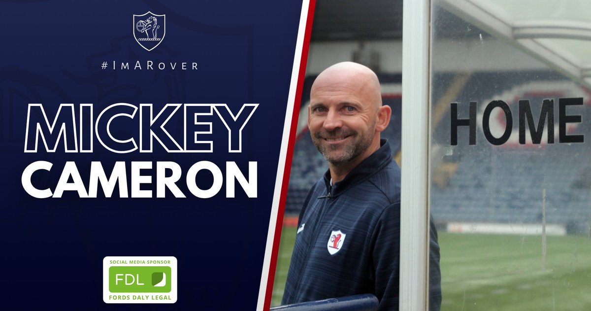 RaithRovers's tweet photo. Welcome back to Stark’s Park, Colin ‘Mickey’ Cameron‼️ The club legend and Hall of Fame member will join Ian Murray as Assistant Manager 🤝

More info⤵️
https://t.co/nAPkFaCOaw

#YourRovers https://t.co/tSqt3li77j