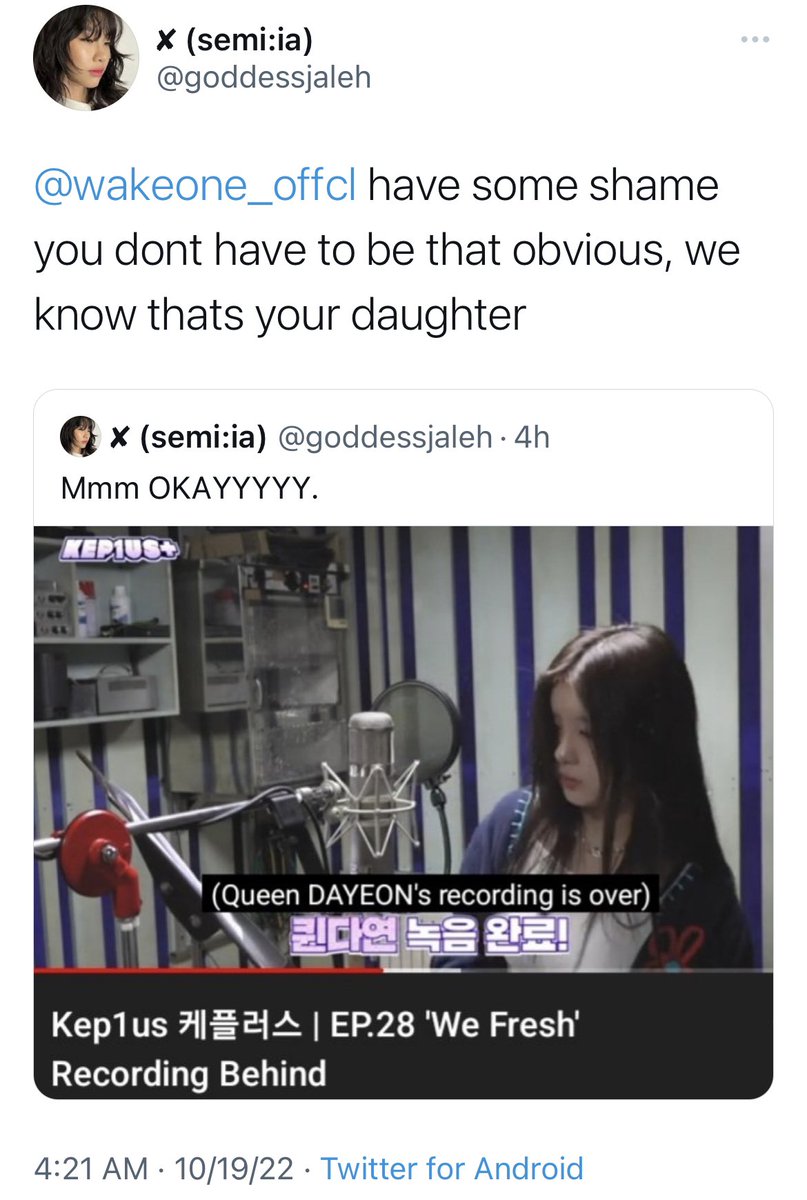 dayeonprotect's tweet photo. 🚨 MASS REPORT🚨

 - https://t.co/izXMMYVleQ
 - https://t.co/bkvFinpgqM

REPORT > suspicious/spam OR targeted harassment 

🐿 antis

DO NOT INTERACT ONLY REPORT AND BLOCK https://t.co/px4r00qbbV