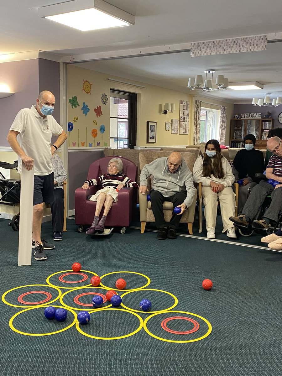SportCare's tweet photo. Just 32 (thirty two!!) players for big Boccia at @Brunelcare Deerhurst Care Home (Bristol) today. Great stuff. https://t.co/eGaPINxzAF