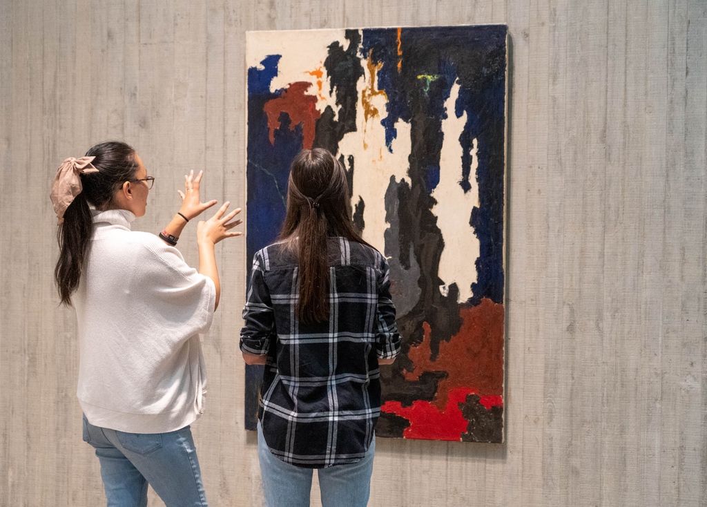 Still_Museum's tweet photo. Explore the CSM for free today from 10 a.m. to 5 p.m. during the October @SCFD_CO Free Day and enjoy the new show, "You Select: A Community-Curated Exhibition," featuring Still's artworks chosen by the public.
#thanksSCFD #WeFundCulture #CultureForAll
Photo by James Dewhirst https://t.co/edbrk9UfSp
