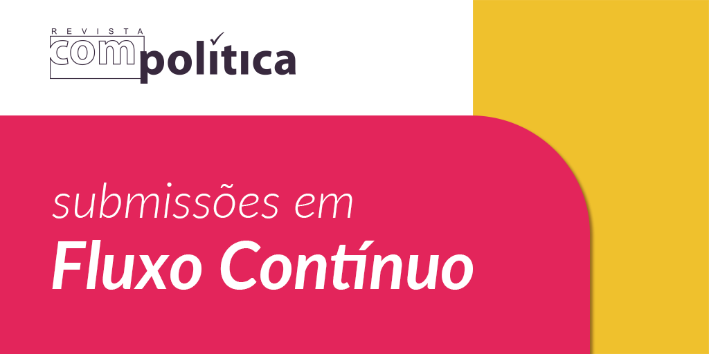 A Revista Compolítica recebe artigos, entrevistas e resenhas em sistema de fluxo contínuo. Acesse o site e saiba como enviar seu trabalho: compolitica.org/revista/index.…
